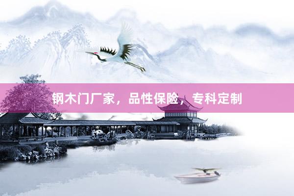 钢木门厂家，品性保险，专科定制