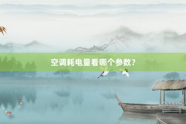 空调耗电量看哪个参数？